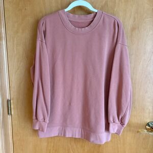 Lululemon Align Crewneck Sweatshirt Dusty Rose Relaxed Fit Women's Size‎ Medium